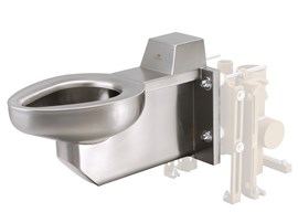 Wall mounted  stainless steel Toilet