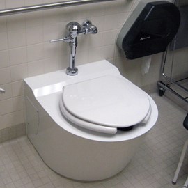 Floor mounted Bariatric Stainless Steel Toilet