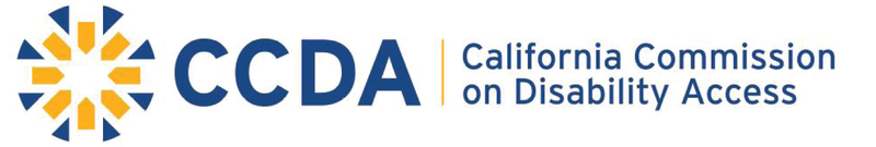 California Commission on Disability Access (CCDA) logo