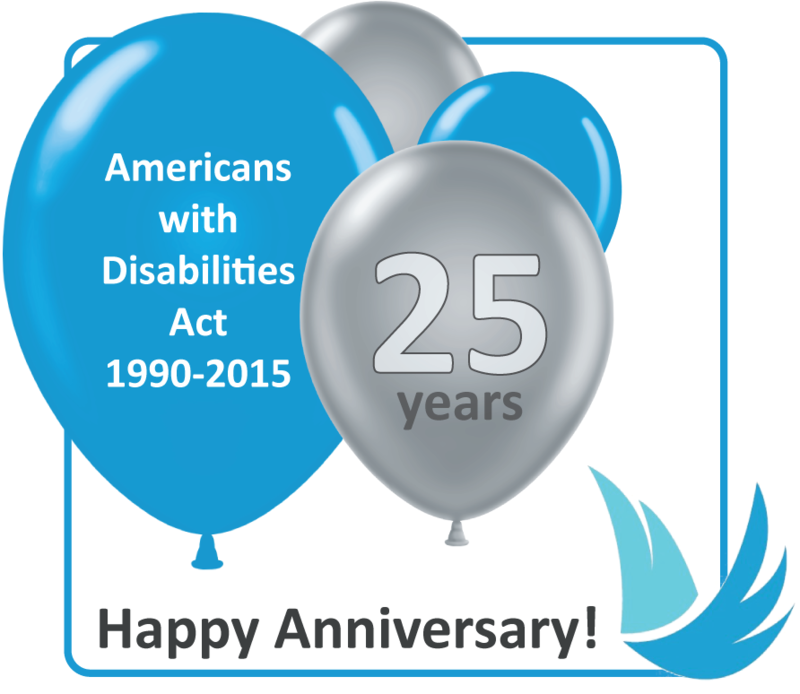 Happy 25th Anniversary to the Americans with Disabilities Act from Corada