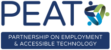 Partnership on Employment & Accessible Technology (PEAT) logo