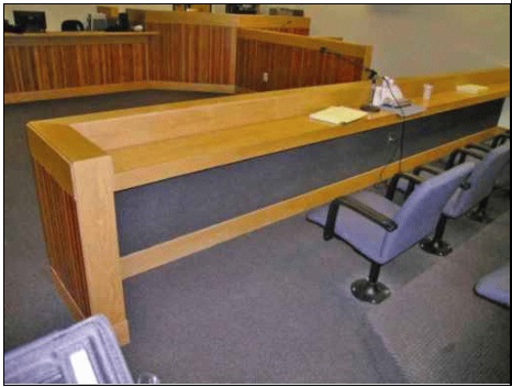 Accessible jury seating