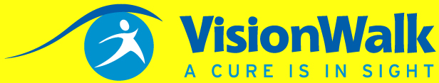 VisionWalk logo: A cure is in sight