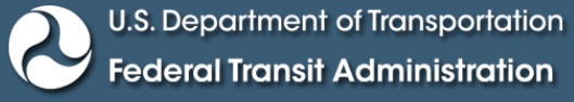 U. S. Department of Transportation Federal Transit Administration logo