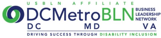 DC Metro Business Leadership Network logo: Driving Success through disability inclusion
