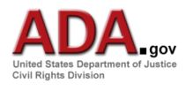 ADA.gov United States Department of Justice, Civil Rights Division