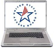 U.S. Access Board logo with laptop