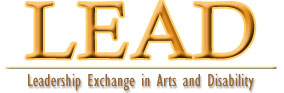 Leadership Exchange in Arts and Disability header
