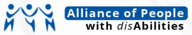 Alliance of People with disAbilities logo