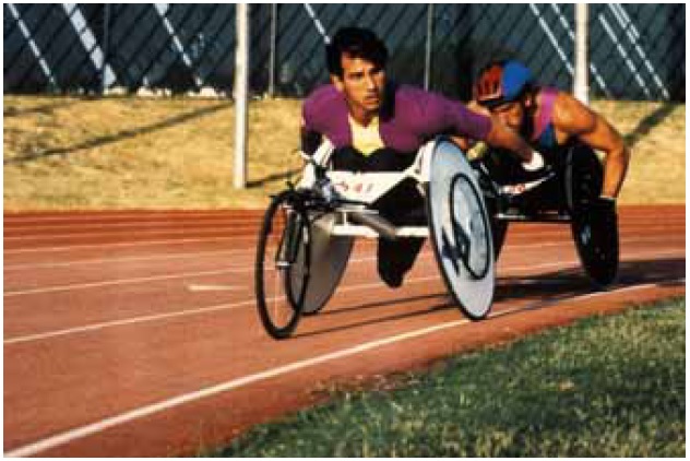 Figure 13. Racing wheelchairs.