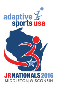 Red and blue Junior Nationals 2016 Logo