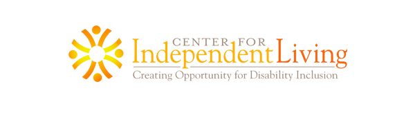 Orange and yellow Center for Independent Living logo
