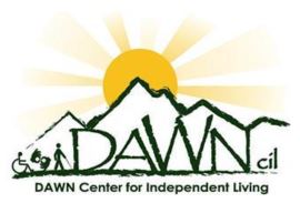 DAWN Center for Independent Living logo