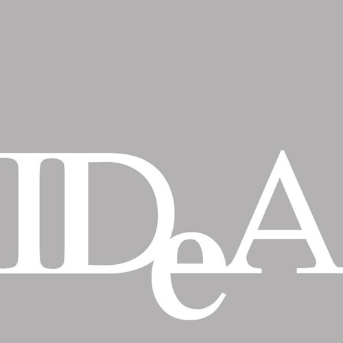 Grey and white IDeA Logo