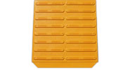 yellow directional bar tactile warning tile