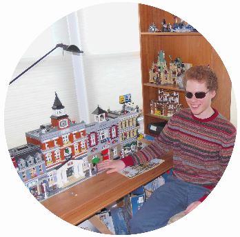 Matthew Shifrin and his LEGO collection