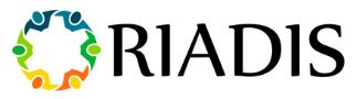 RIADIS logo with artwork