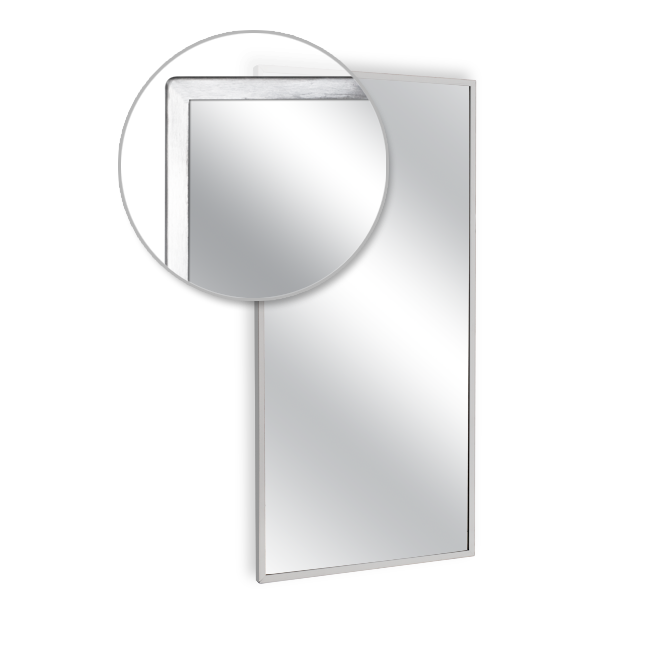 angle frame mirror
