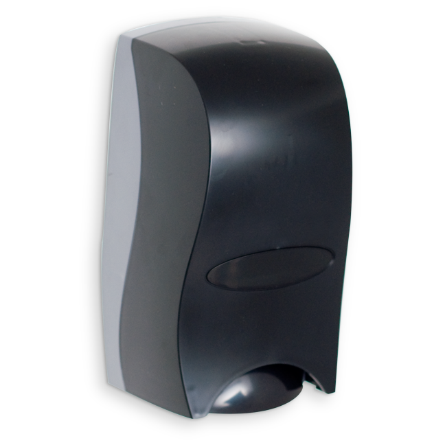 black surface mounted liquid soap dispenser