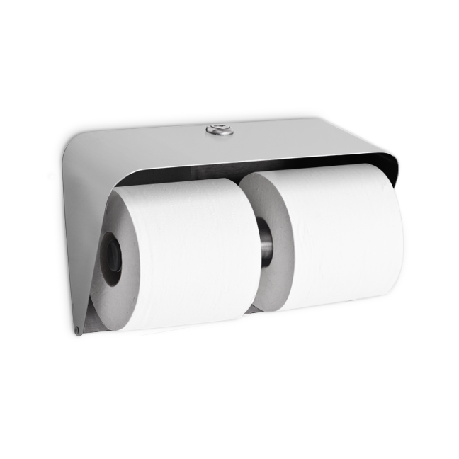 dual surface mounted toilet tissue dispenser