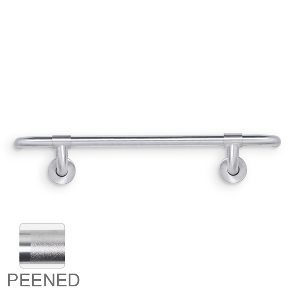 stainless steel hand railing with peened grip