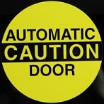 Automatic Door - Caution