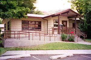 Photo of an accessible entrance to a building