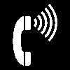 Graphic symbol for Telephone with volume control