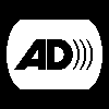 Graphic symbol for Audio description available