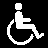 Graphic symbol for ISA—use only where the facility meets Federal accessibility guidelines