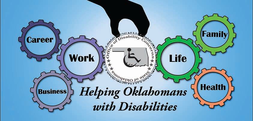 image with Oklahoma office of disability concerns seal