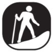 Cross slope icon