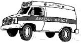 drawing of an ambulance