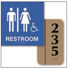 examples of accessible signage