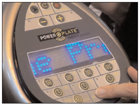 input console on fitness equipment