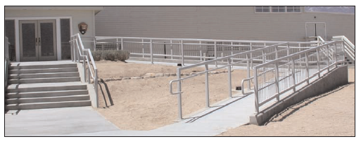 Photo of accessible ramp