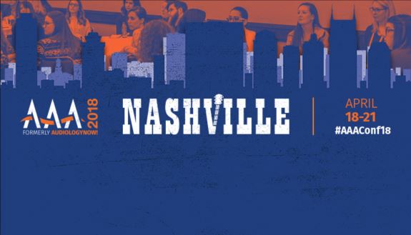 American Academy of Audiology AAA 2018. Nashville. April 18-21