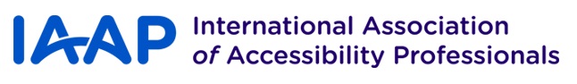 IAAP International Association of Accessibility Professionals logo