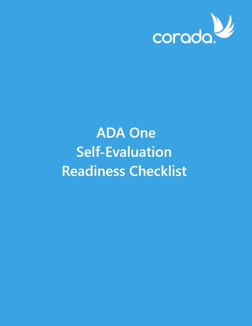 ADA Self-Evaluation Readiness Checklist