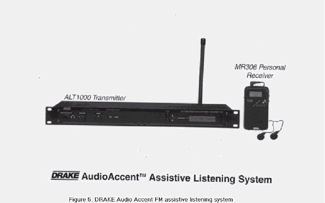Figure 5. DRAKE Audio Accent FM assistive listening system