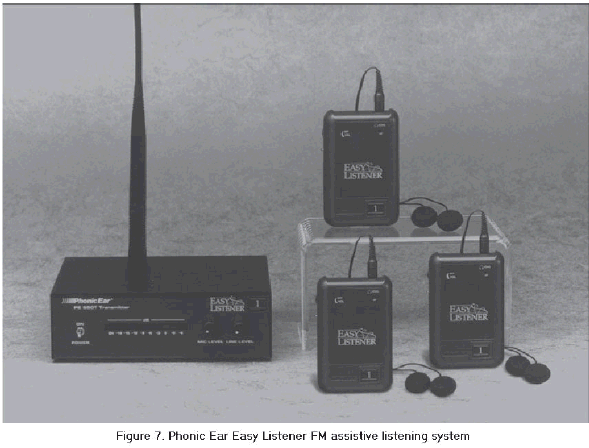 Figure 7. Phonic Ear Easy Listener FM assistive listening system