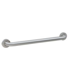 Straight grab bar with concealed mounting