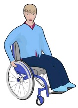 girl using wheelchair
