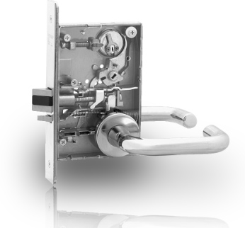 Door lever hardware
