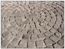 cobblestone surface