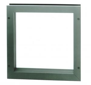 Square vision light for door