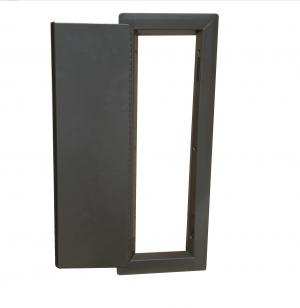 Rectangular vision light for door with a privacy door for the vision light