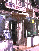 photo showing entrance to a small business with one step at the entrance 