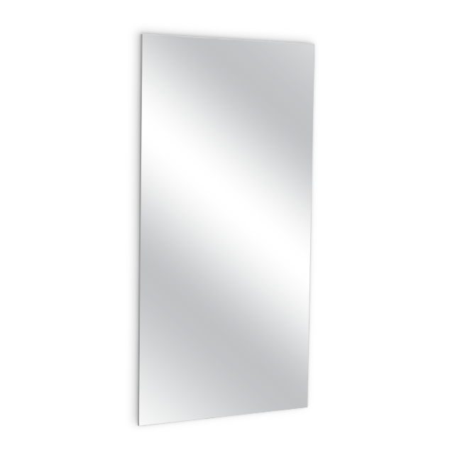  Fixed wall-mounted frameless mirror