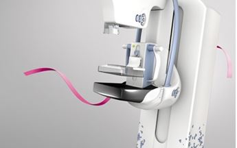 Mammography system with a height adjustable breast plate